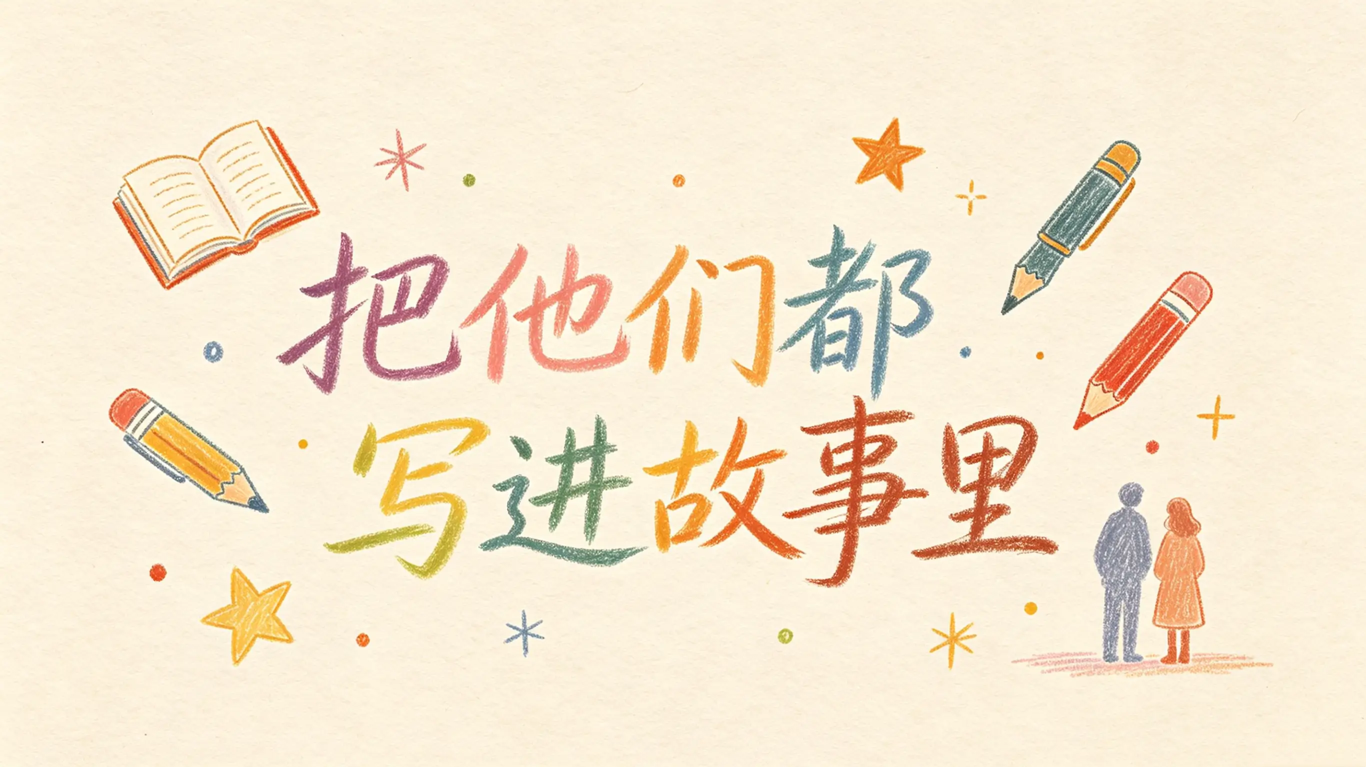 把他们都写进故事里